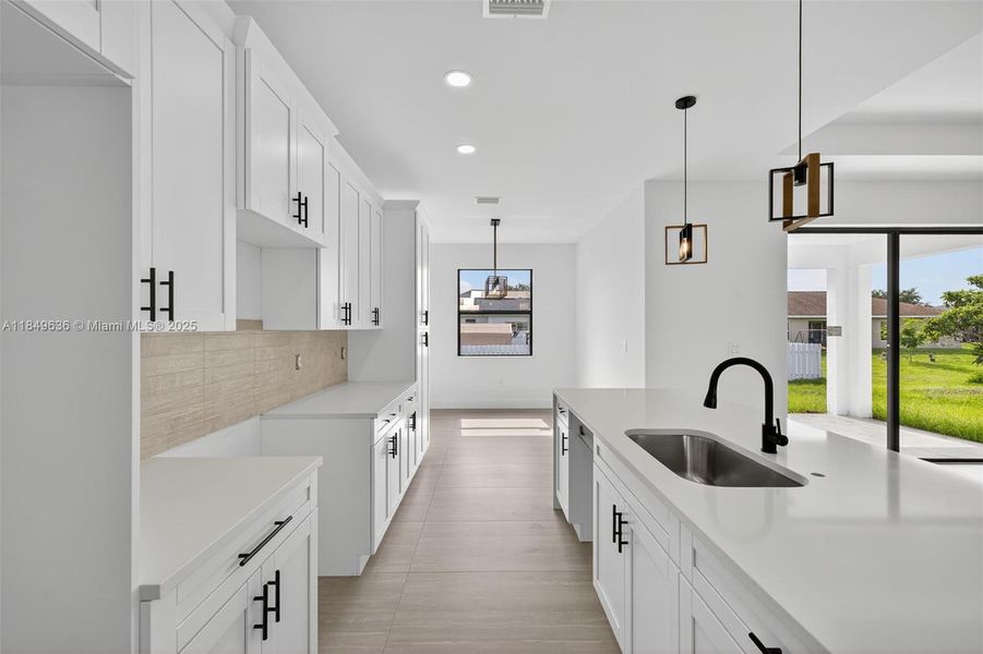 Furnished interior view inside a new home in , Lehigh Acres (Image 4). Furnished interior view inside a new home in , Lehigh Acres (Image 4).