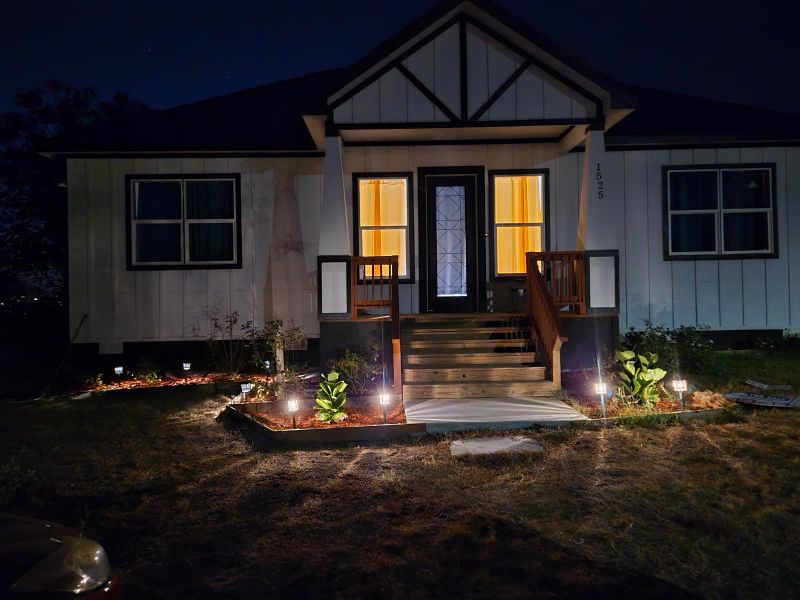 View of front facade featuring a porch