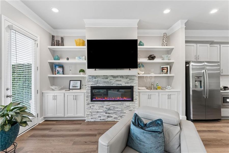 Furnished interior view inside a new home in , Decatur (Image 10).
