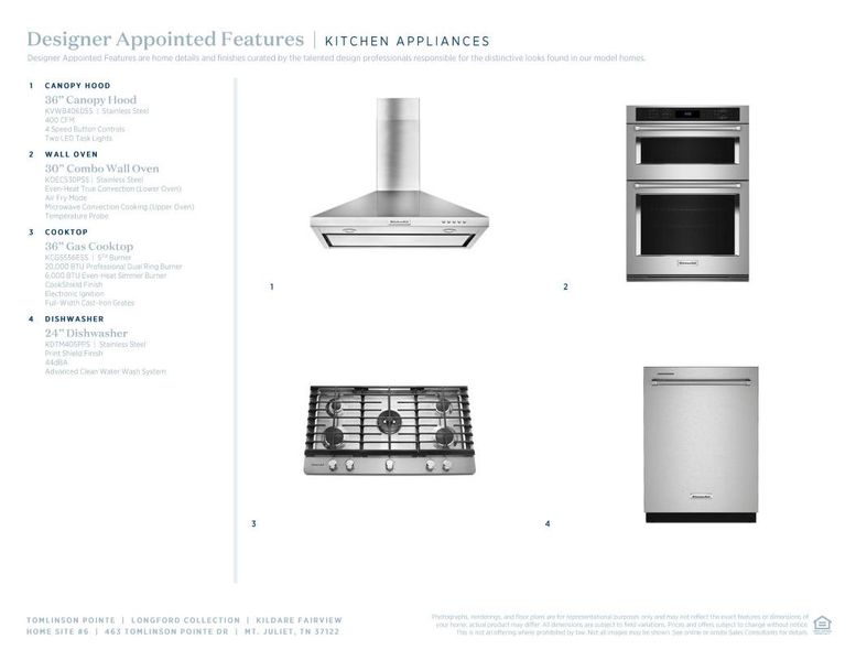 Sample of building materials used in homes in Tomlinson Pointe, Mount Juliet (Image 8).