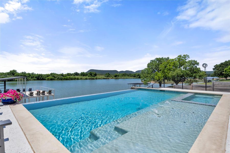 50ft of open water with no one to your right with a ravine and unbuildable lots.