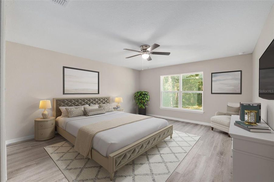 Furnished interior view inside a new home in , Dunnellon (Image 14).