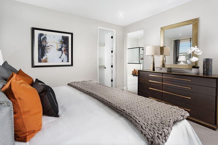 Representative furnished interior of a home built from the Pinehurst by Beazer Homes in Acacia Foothills at Estrella: Acacia Foothills II, Goodyear (Image 11).