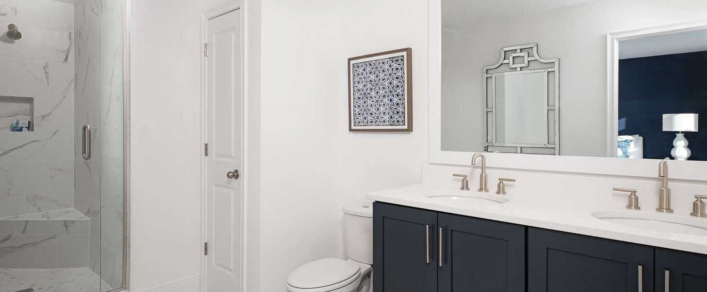 Representative furnished interior of a home built from the Regina II by Ashton Woods in Northlake Townhomes, Winter Garden (Image 8).