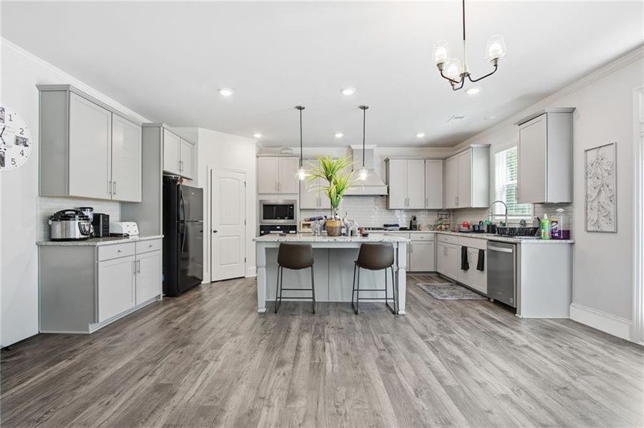 Furnished interior view inside a new home in , Newnan (Image 38).