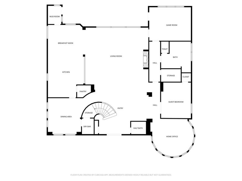 2D floor plan layout of this home in , Bellaire, TX (Image 4).