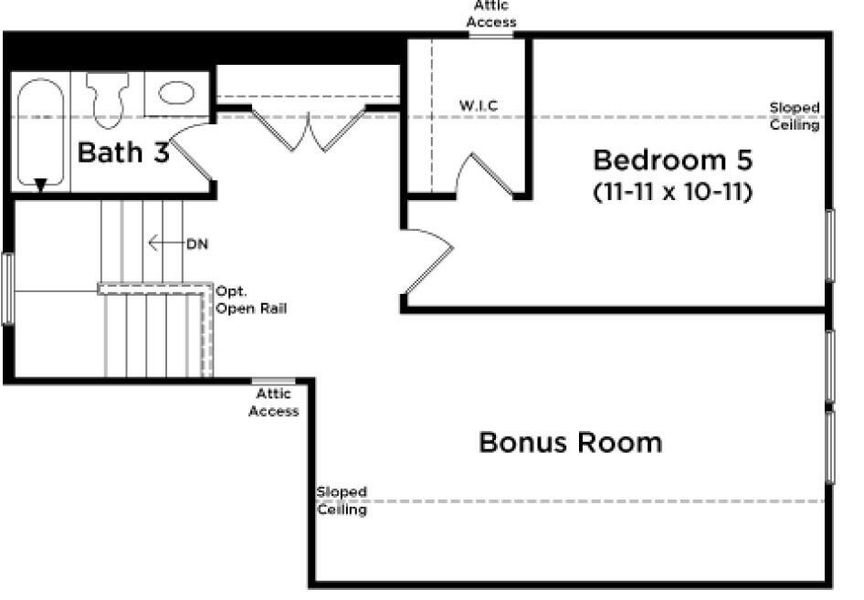 2D floor plan layout of this home in Oak Bend, James Island, SC (Image 5). 2D floor plan layout of this home in Oak Bend, James Island, SC (Image 5).