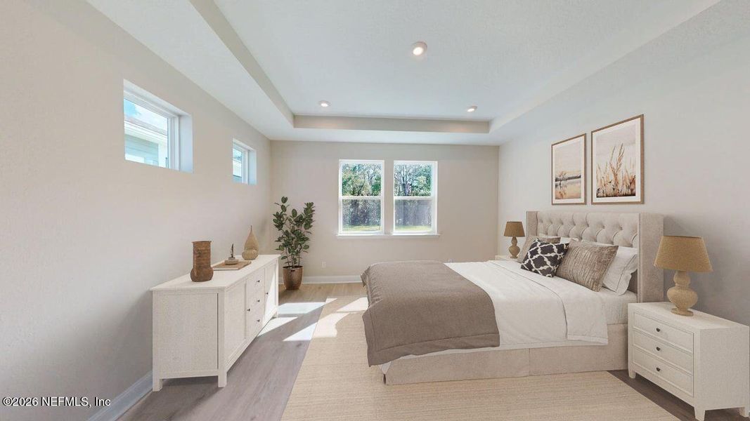 Furnished interior view inside a new home in RiverTown, St. Johns (Image 7).