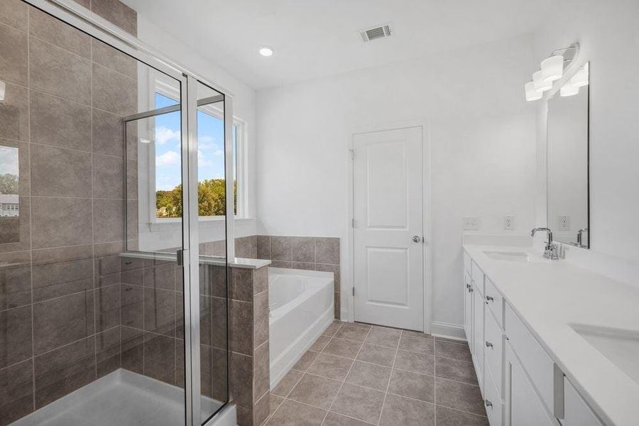 Furnished interior view inside a new home in Reserve at Hickory Walk, Kennesaw (Image 10).