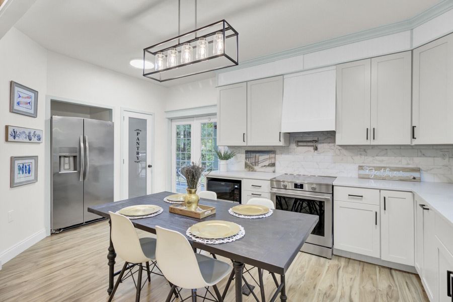 Furnished interior view inside a new home in , Charleston (Image 11).