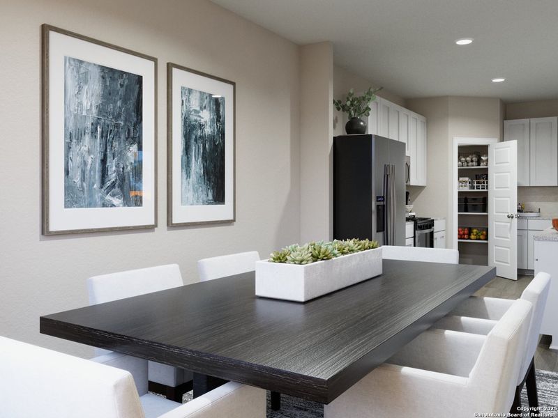 Furnished interior view inside a new home in Katzer Ranch, Converse (Image 14).