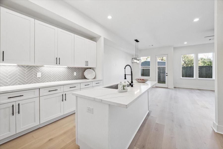 Furnished interior view inside a new home in , Houston (Image 4).