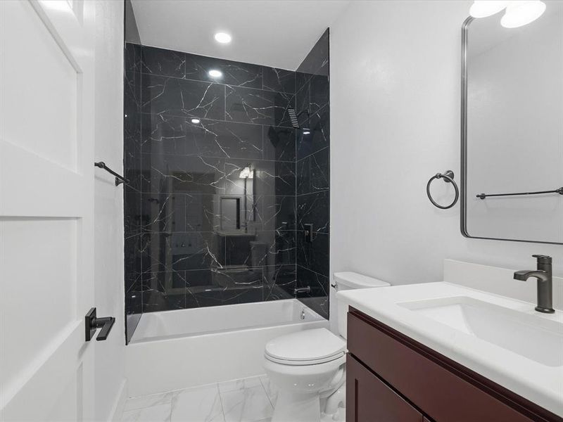 Furnished interior view inside a new home in , Krum (Image 11).