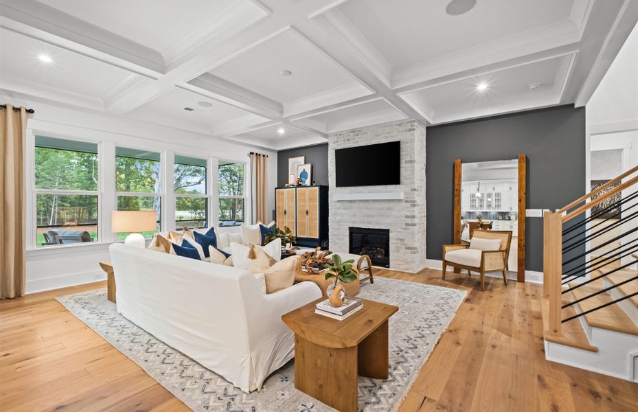 Furnished interior view inside a new home in Olmsted, Huntersville (Image 17). Furnished interior view inside a new home in Olmsted, Huntersville (Image 17).