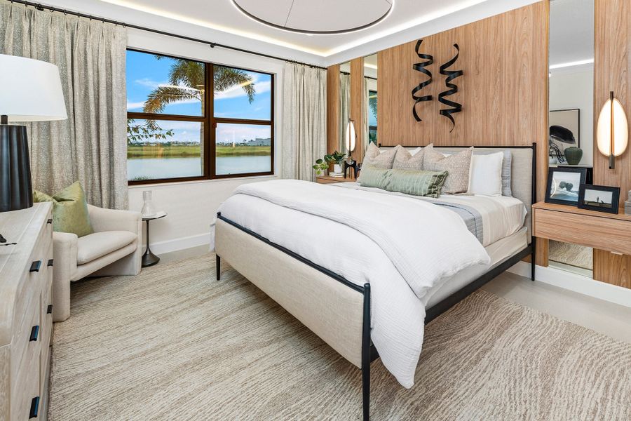 Representative furnished interior of a home built from the Bismarck by GL Homes in Valencia Vista at Riverland, Port St. Lucie (Image 9).