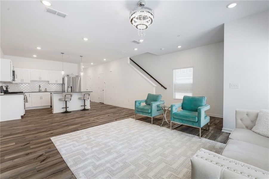Furnished interior view inside a new home in Laurelwood, Douglasville (Image 8).