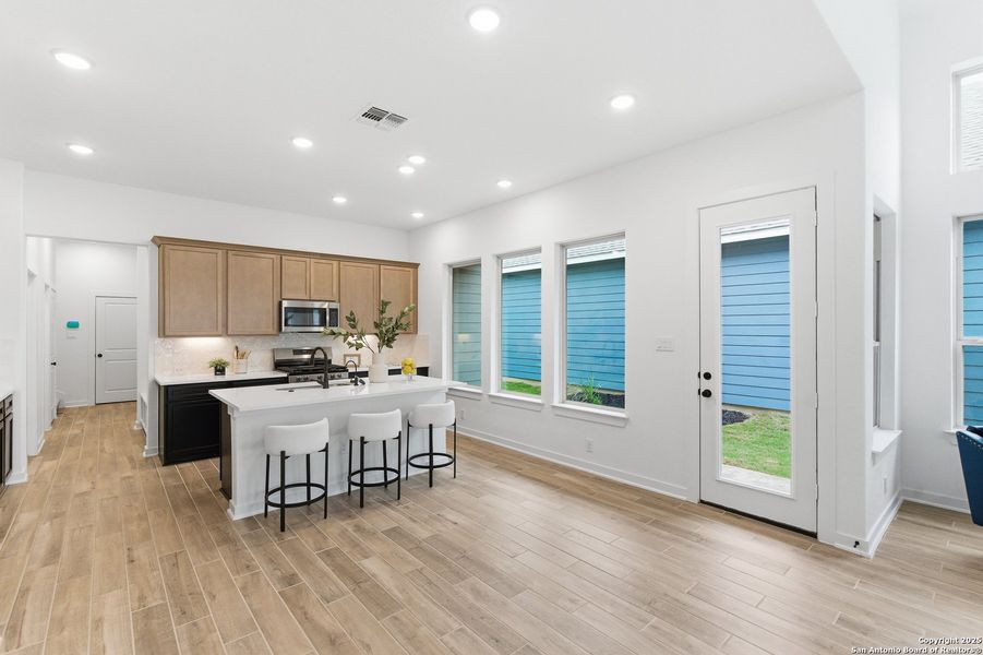 Furnished interior view inside a new home in The Crossvine, Schertz (Image 15).