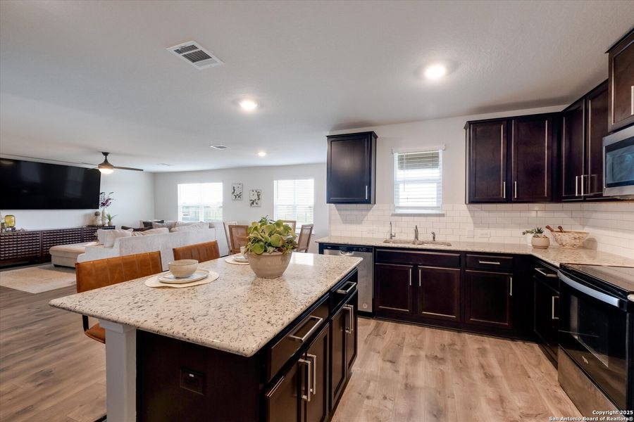 Furnished interior view inside a new home in Red River Ranch, Cibolo (Image 14). Furnished interior view inside a new home in Red River Ranch, Cibolo (Image 14).