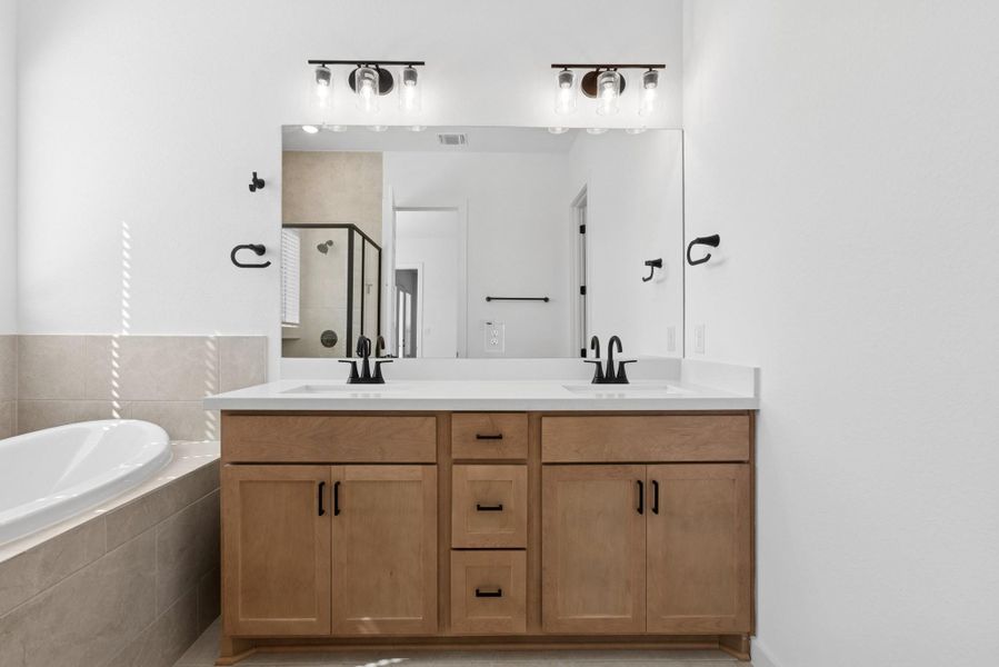 Furnished interior view inside a new home in Heritage, Dripping Springs (Image 9). Furnished interior view inside a new home in Heritage, Dripping Springs (Image 9).