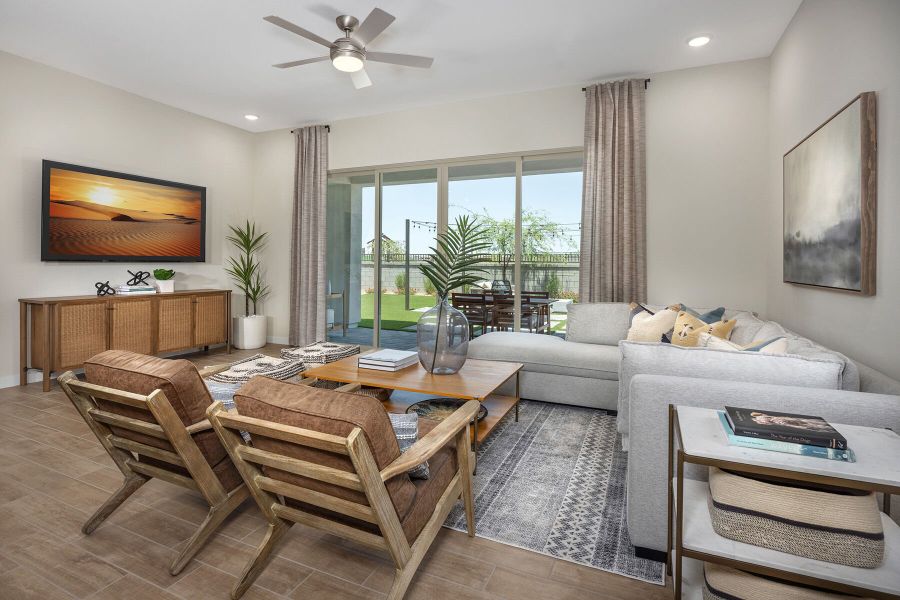 Representative furnished interior of a home built from the Copper by Mattamy Homes in Empire Pointe, Queen Creek (Image 8).