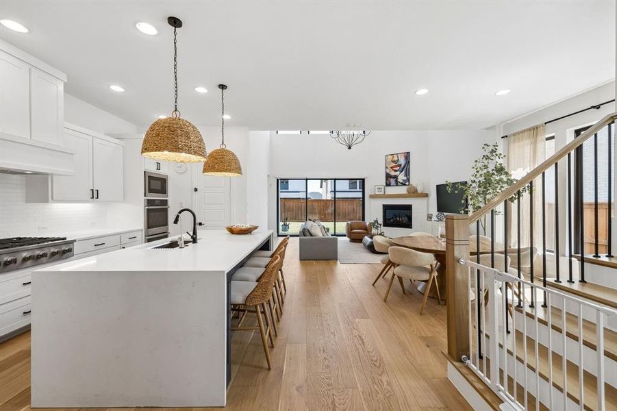 Furnished interior view inside a new home in Fields 50', Frisco (Image 26). Furnished interior view inside a new home in Fields 50', Frisco (Image 26).