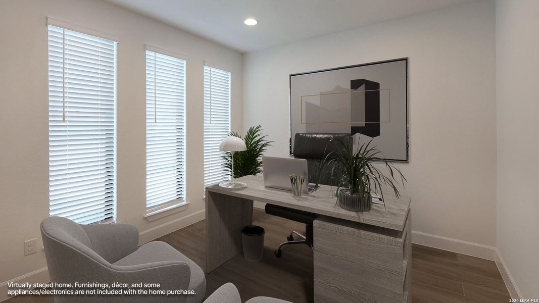 Furnished interior view inside a new home in The Dominion, San Antonio (Image 7).