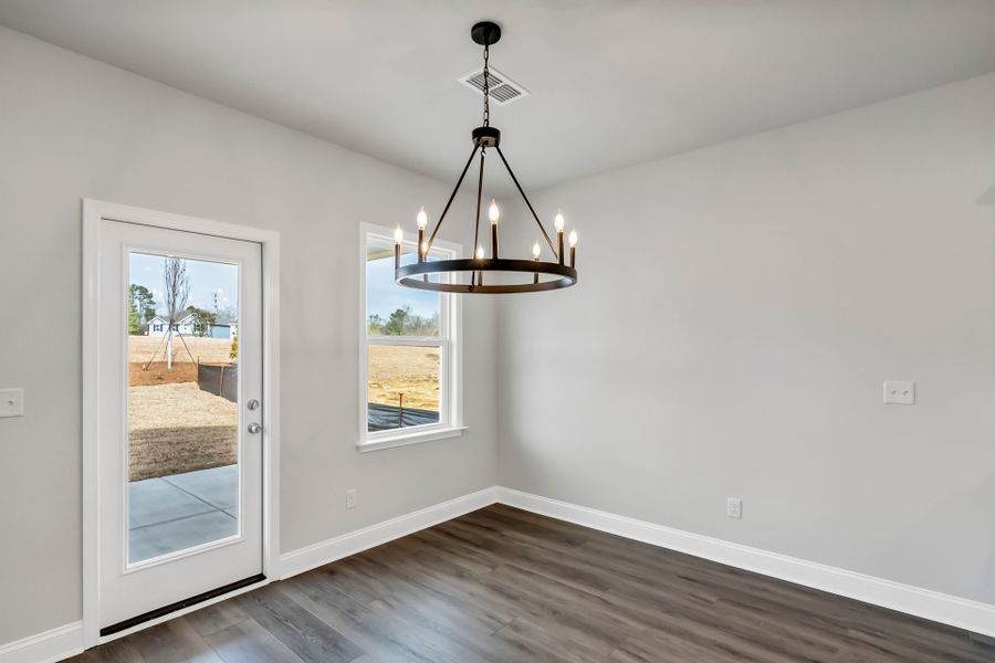 Spacious, unfurnished interior of a new home in Monroe Preserve, Chapin (Image 36).
