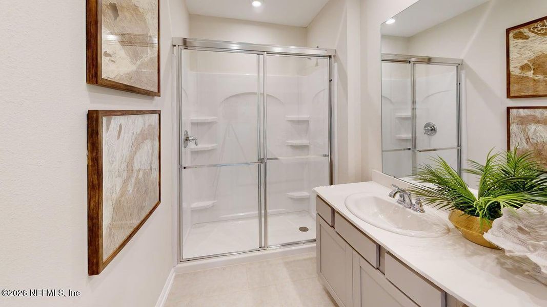 Furnished interior view inside a new home in Egret Creek, Jacksonville (Image 12).