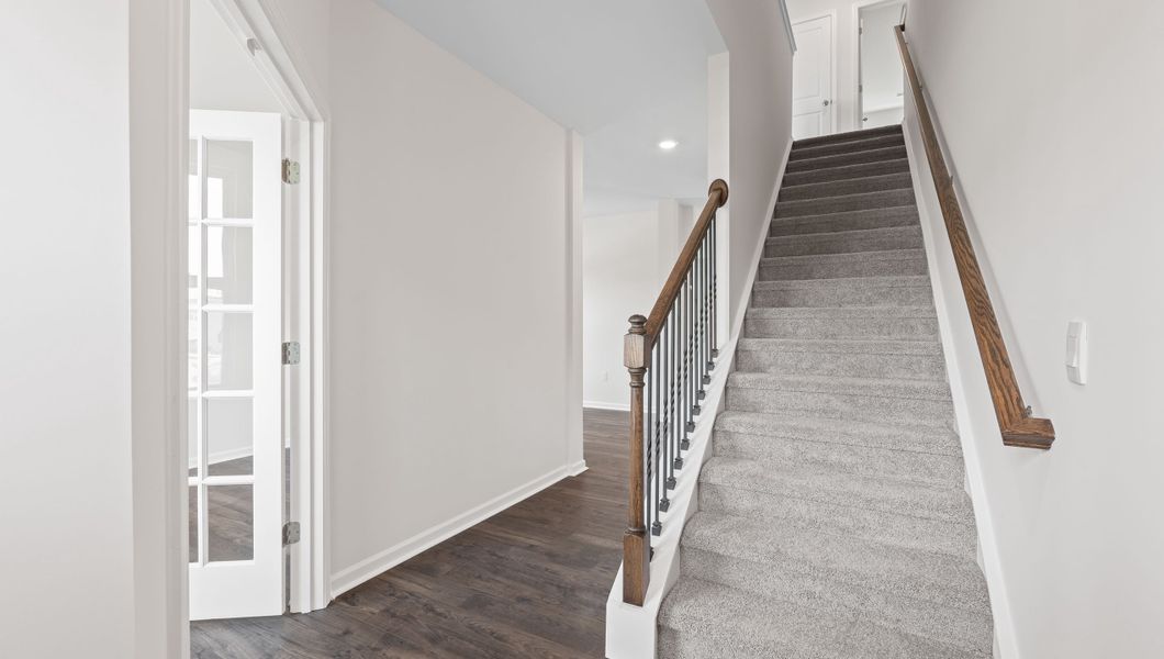 Representative unfurnished interior of a home built from the BILTMORE by D.R. Horton in Waverly Station, Greenwood (Image 13).