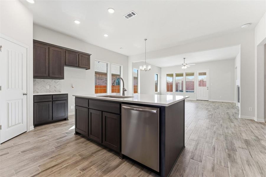 Furnished interior view inside a new home in Northstar, Haslet (Image 8).