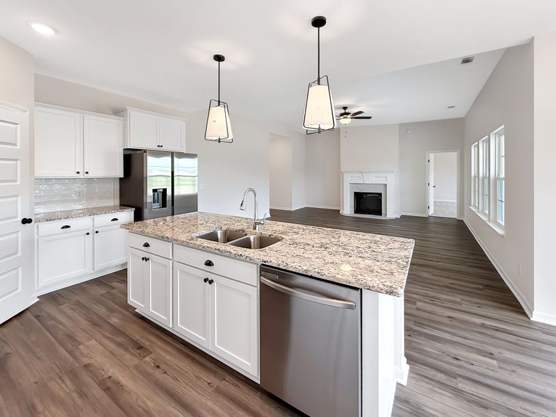 Furnished interior view inside a new home in The Village at Sassafras, Allenhurst (Image 7).