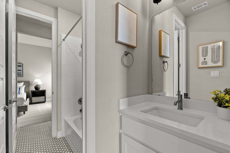 Representative furnished interior of a home built from the The Summerlin A by Davidson Homes LLC in Potranco Oaks, Castroville (Image 30).