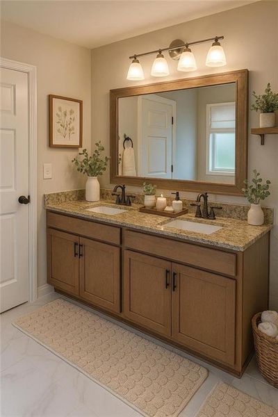 Furnished interior view inside a new home in , Commerce (Image 6).