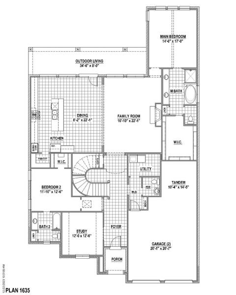 Plan 1635 1st Floor