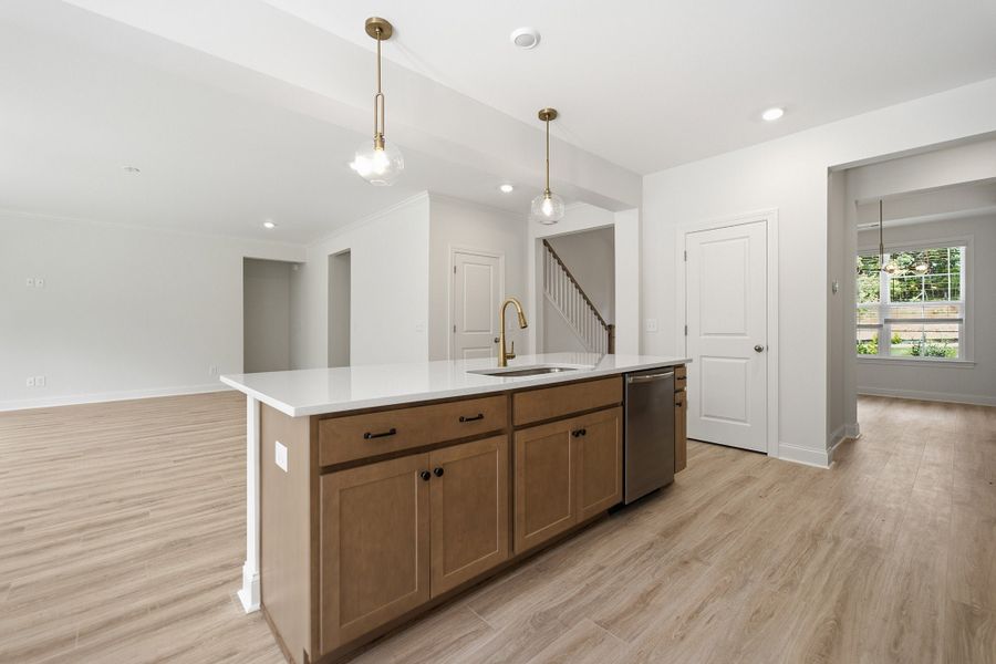 Furnished interior view inside a new home in Aden Woods, Fairview (Image 10).