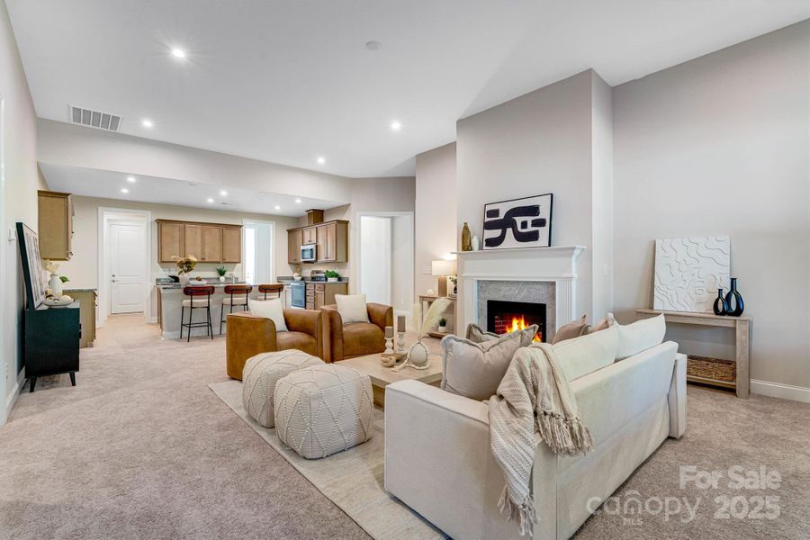 Furnished interior view inside a new home in , Charlotte (Image 14). Furnished interior view inside a new home in , Charlotte (Image 14).