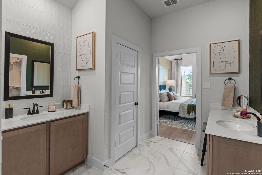 Furnished interior view inside a new home in Stillwater Ranch, San Antonio (Image 23).