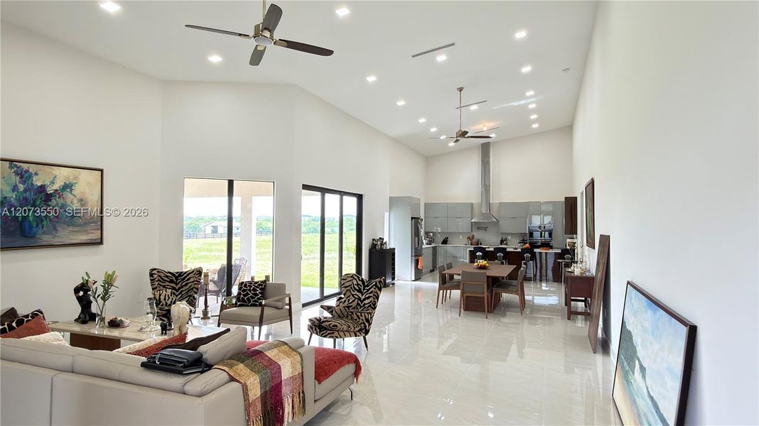Furnished interior view inside a new home in , Loxahatchee (Image 67).