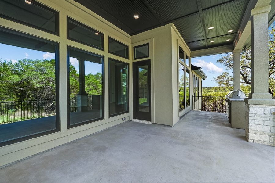 Representative exterior details of a home built from the Sapphire by Giddens Homes in Riverstone, Georgetown (Image 36).