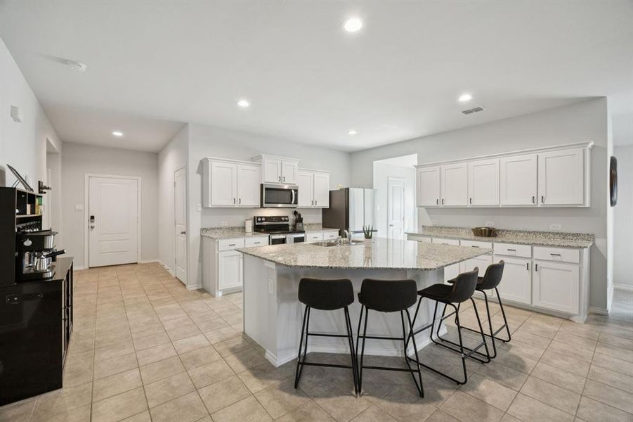 Furnished interior view inside a new home in , Fort Worth (Image 18).