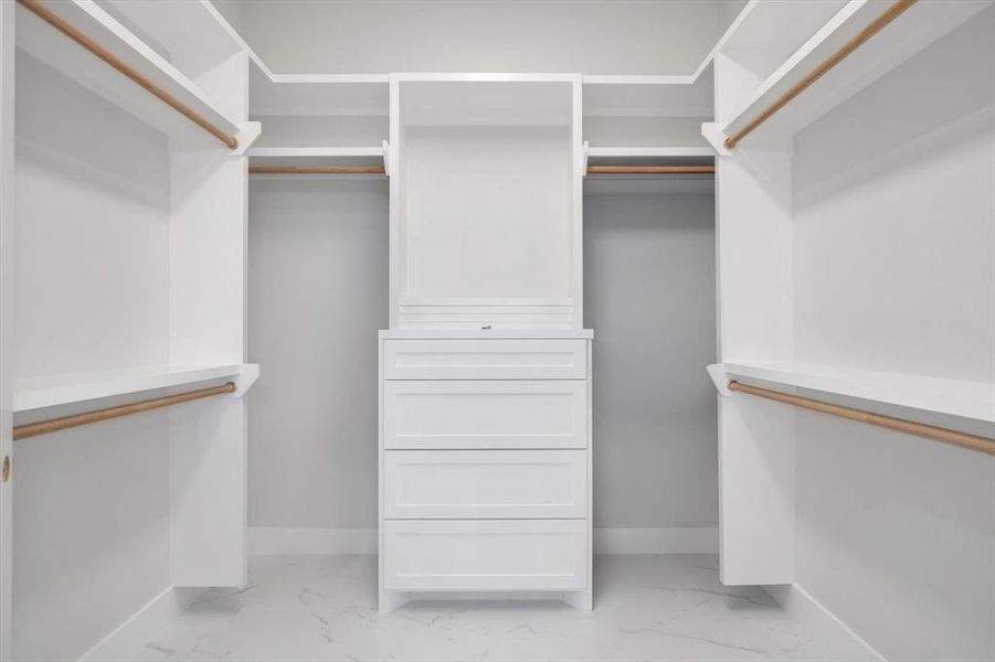 Huge Walk-In Closet in Primary Bedroom