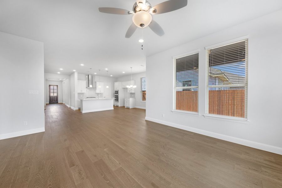 Representative unfurnished interior of a home built from the Colorado Executive by UnionMain Homes in Wildflower Ranch, Justin (Image 24).