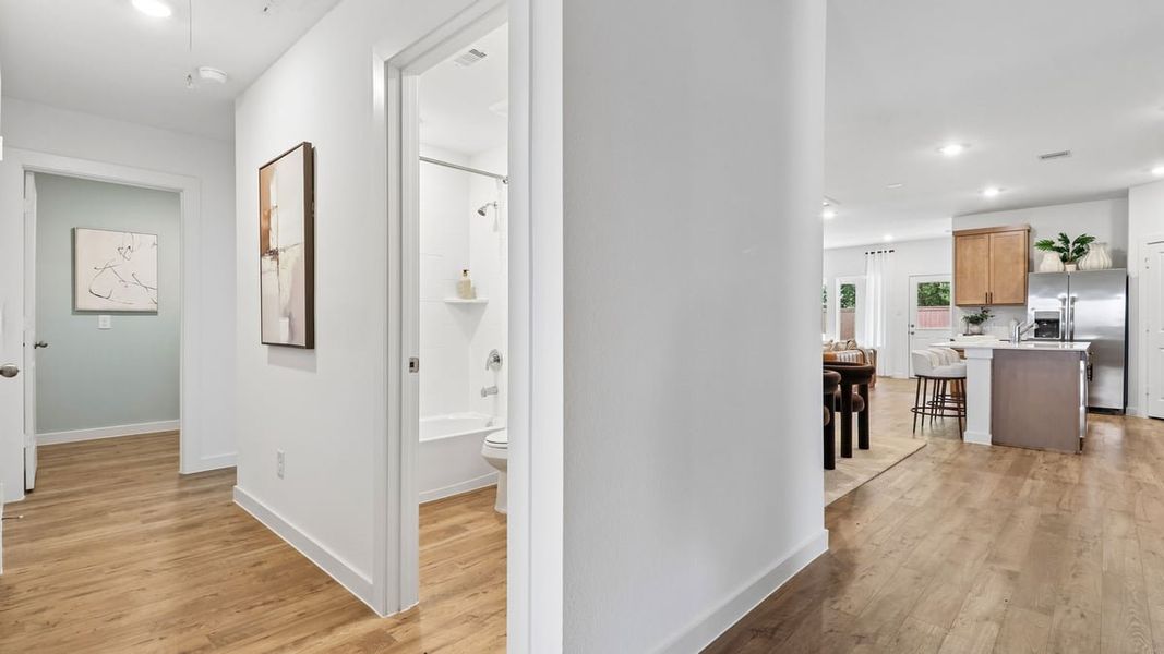 Furnished interior view inside a new home in Evergreen, Rosenberg (Image 22).
