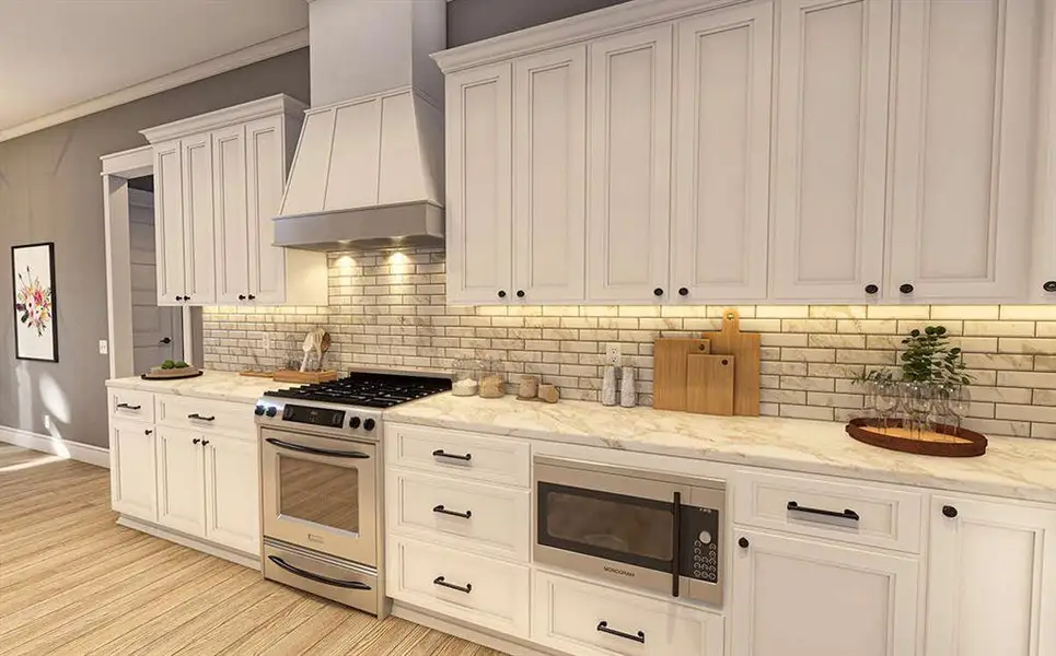 Electric or gas cooktop options available - you choose your appliances!