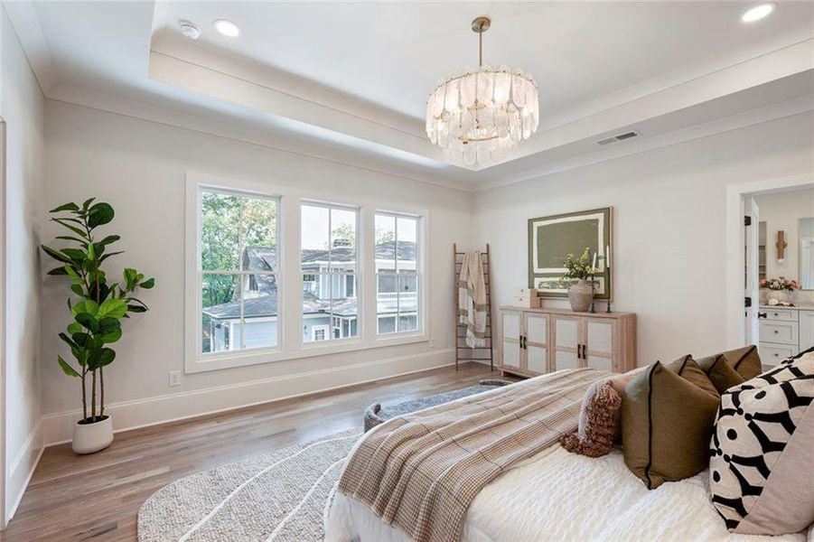 Furnished interior view inside a new home in , Atlanta (Image 33).