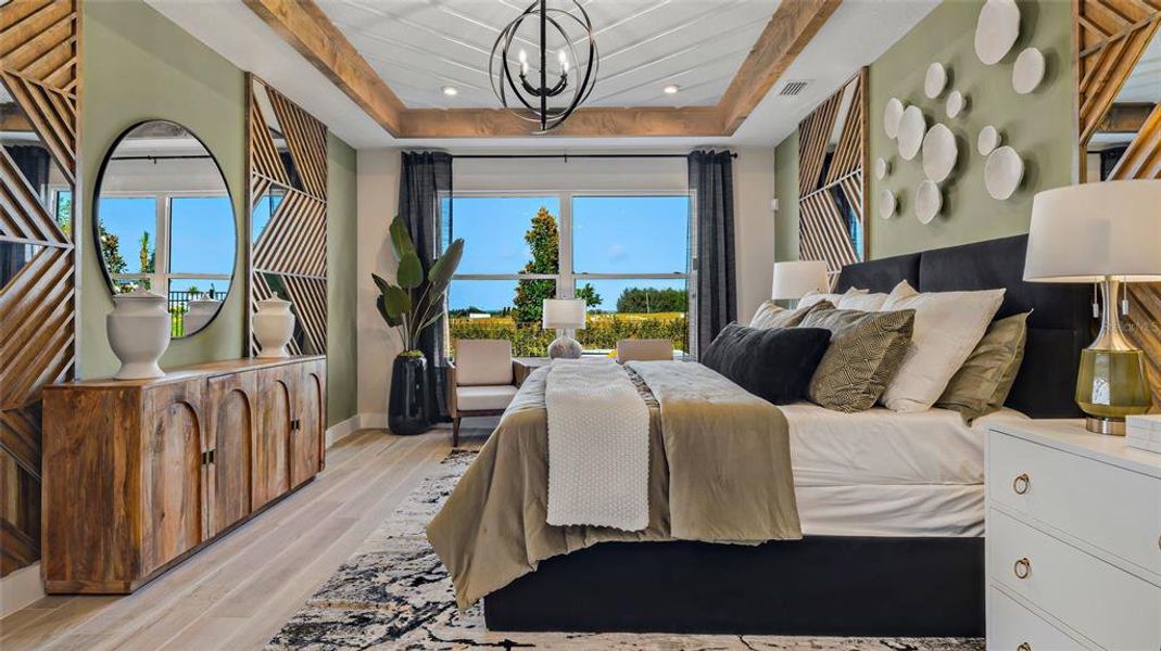 Furnished interior view inside a new home in Cresswind at Lake Harris, Tavares (Image 20).