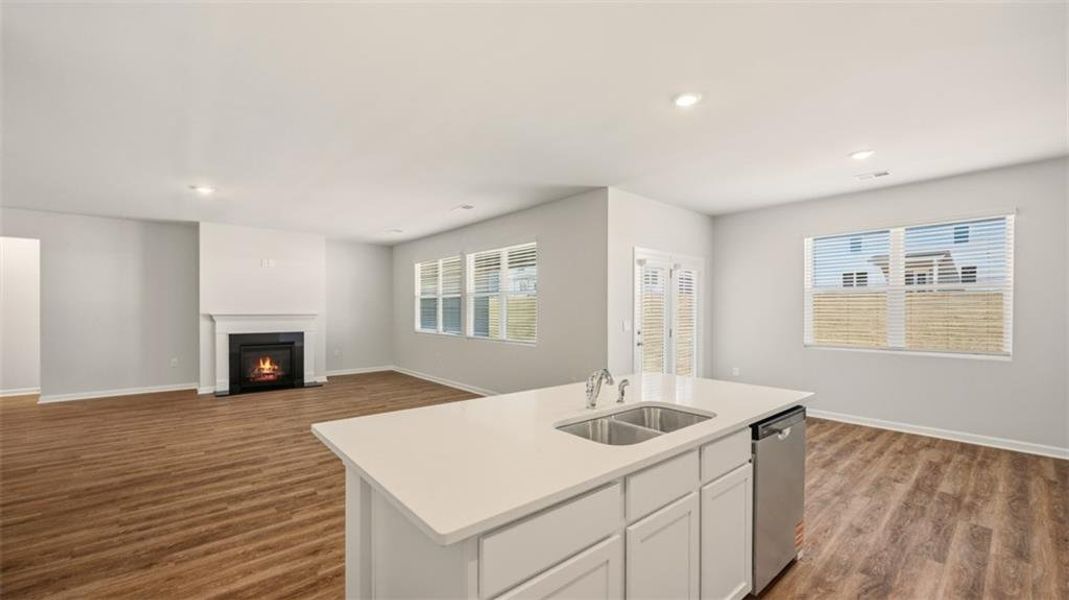 Furnished interior view inside a new home in Kingston Ranch at Lake Oconee, Buckhead (Image 6).