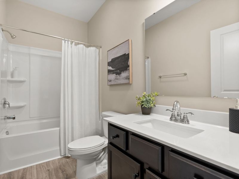 Representative furnished interior of a home built from the Grace by True Homes in Edgewater - The Cottages, Lancaster (Image 9). Representative furnished interior of a home built from the Grace by True Homes in Edgewater - The Cottages, Lancaster (Image 9).