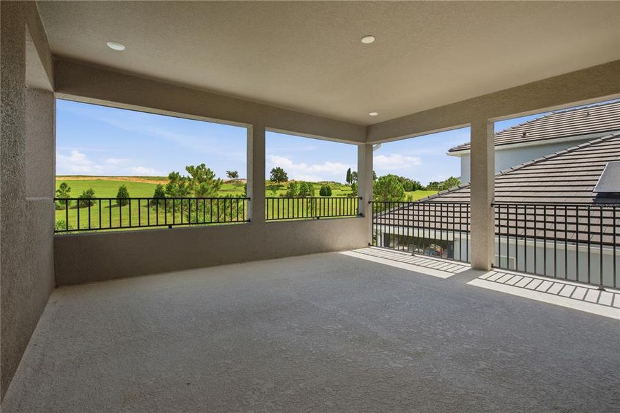 Exterior details and patio area of a home in Bella Collina, Montverde (Image 32).