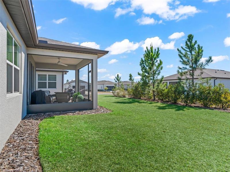 Exterior details and patio area of a home in Del Webb Stone Creek, Ocala (Image 25).